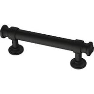 Black bar cabinet pull