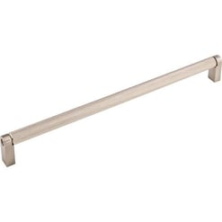 Long textured top knobs nickel handle