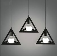 black triangle pendants 