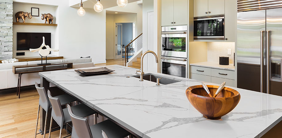 calacatta-leon-quartz countertops