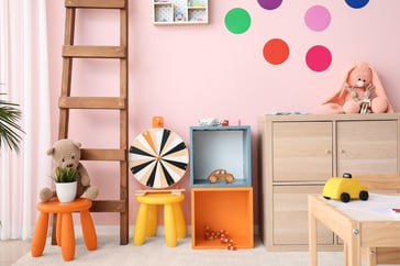 kids colorful playroom 